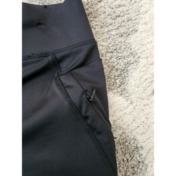 Women's FLX Black Biking Shorts With Zip Pockets Size XL - Picture 4 of 8